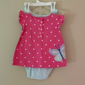2pc onsie/dress set